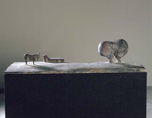 山本正道:遺跡の見える風景 風景彫刻, 彫刻, 彫像