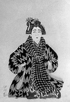 中川伊作「アンドレ・マルロー(1958年作)」版画
