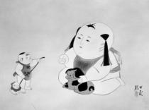 西沢笛畝｢人形十二題 嵯峨人形 唐兒｣ | 山田書店美術部