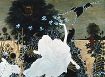 伊庭新太郎、【エチュード】、希少な大判額装用画集より、美品、日本人画家 独立行政法人国立美術館・所蔵作品検索