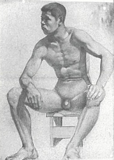 男性裸体座像 千種掃雲 1873 1944 ジャパンサーチ