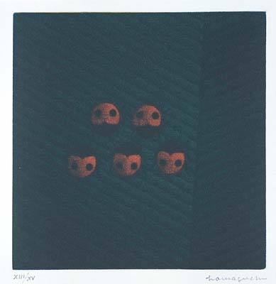 浜口陽三　銅版画作家限定700部アートプリント てんとう虫 浜口 陽三 「てんとう虫」 | | アトリエ・ブランカ