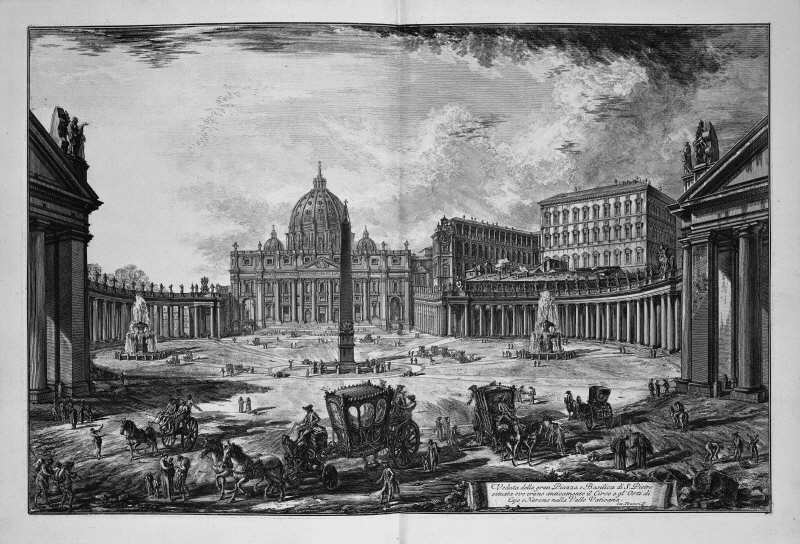 初だし 銅板作品 額装仕立て 16世紀 イタリア ローマ景観図 書斎