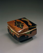 Food Container, Black and Reddish-brown Glaze