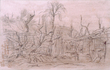 Great Kanto Earthquake sketches: Near Tobe-cho 5-chome, Yokohama