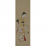 A Girl Playing a Handball