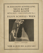 IX. Collective Exhibition, New Art, Hans Goltz: Egon Schiele / Vienna (IX. Kollektiv-Ausstellung, Neue Kunst, Hans Goltz: Egon Schiele / Wien)