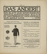 The Other: A Journal for the Introduction of Western Culture into Austria (Das Andere: Ein Blatt zur Einführung Abendländischer Kultur in Österreich)