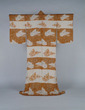 Kimono with Design of Butterfly patterned in Horizontal/Kimono entitled (Butterfly-Patterned in Horizontal)