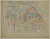 南方スケッチ<br />(別題名:《従軍記スケッチより「スグミアサ村」》)