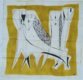 プリント ハンカチーフ<大>