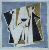 プリント ハンカチーフ<大>