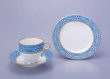 Tea cup, saucer, and plates