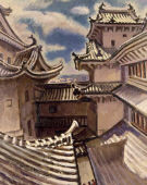 A Partial view of Shirasagi Castle