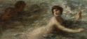 Naiad pursued by Triton